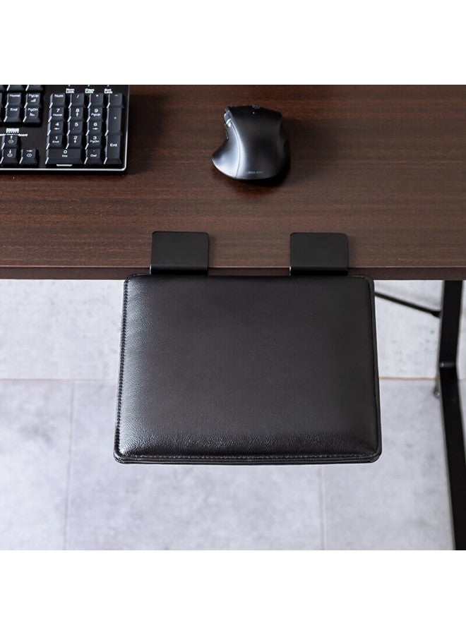SANWA Sanye Ergonomic Armrest Lazy Wrist Rest Desktop Extension Board Pu Mouse Pad Easy Clean Sponge Filled Clamp-on No Drilling Steel Square Foldable Tok024 - Image 5