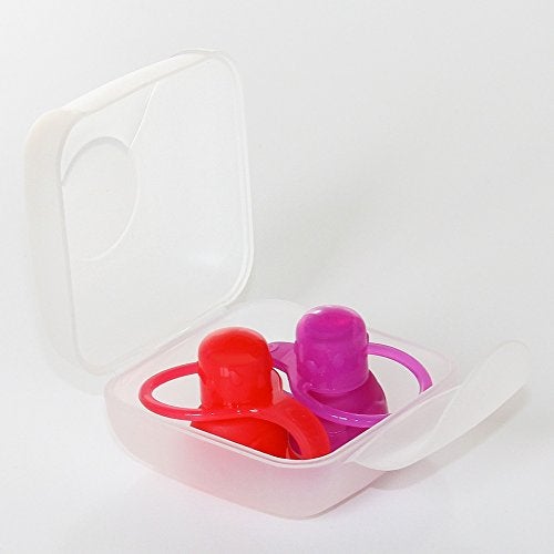 ChooMee Softsip Food Pouch Tops | Red Purple + White Travel Case | Prevent Spills And Protect Childs Mouth White - Image 2
