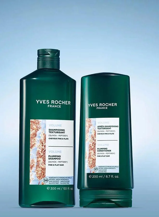 Yves Rocher 300 ml Volume Plumping Shampoo Sulfate Free  Bottle 300Ml for Women | Best Price UAE