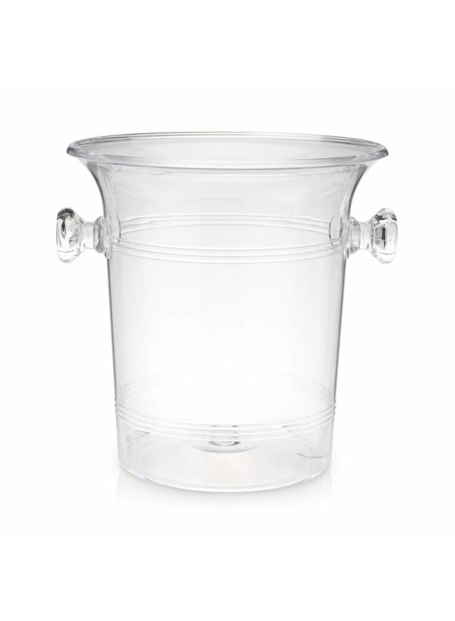 True Chiller Ice Bucket, Clear 1-Bottle Wine & Champagne Chiller Ice Bucket, 8.25" - Image 4