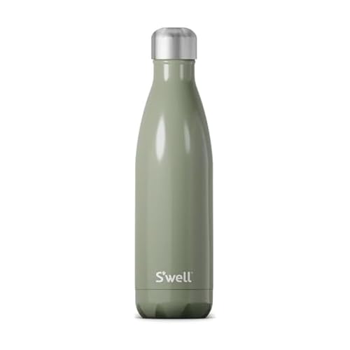 S'well Stainless Steel Water Bottle, 17oz, Mountain Sage, Triple Layered Vacuum Insulated Containers Keeps Drinks Cold for 36 Hours and Hot for 18, BPA Free, Perfect for On the Go - Image 1