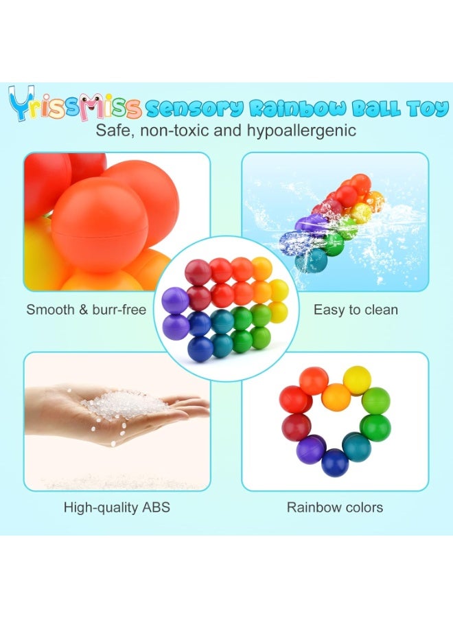 كاست ويف 2PCS الأطفال الحواس لعب التهيج، كرة التوحد وفرط الحركة لعب المكتب بارد، تهدئة السفر الطائرات الأساسية لعب لعبة 3-12 سنة، هدية عيد الميلاد للأطفال الفتيات المراهقات - Image 4