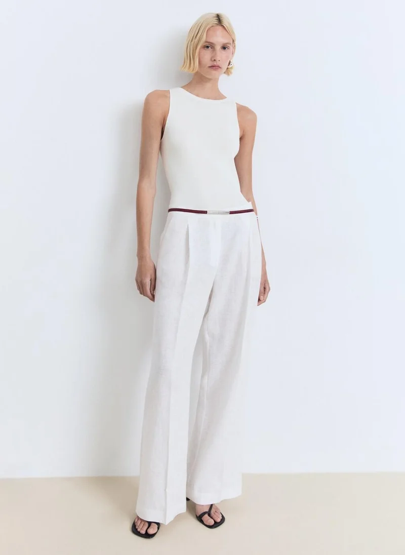 MANGO Fine-Knit Top