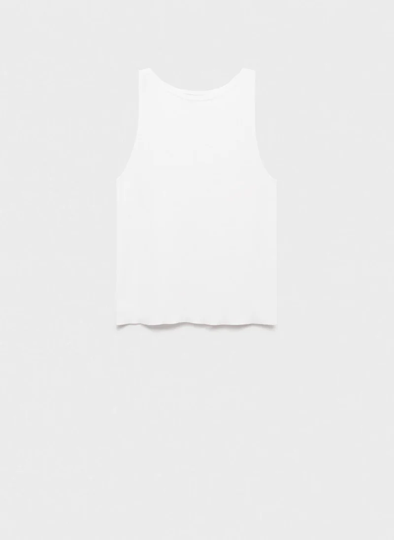 MANGO Fine-Knit Top
