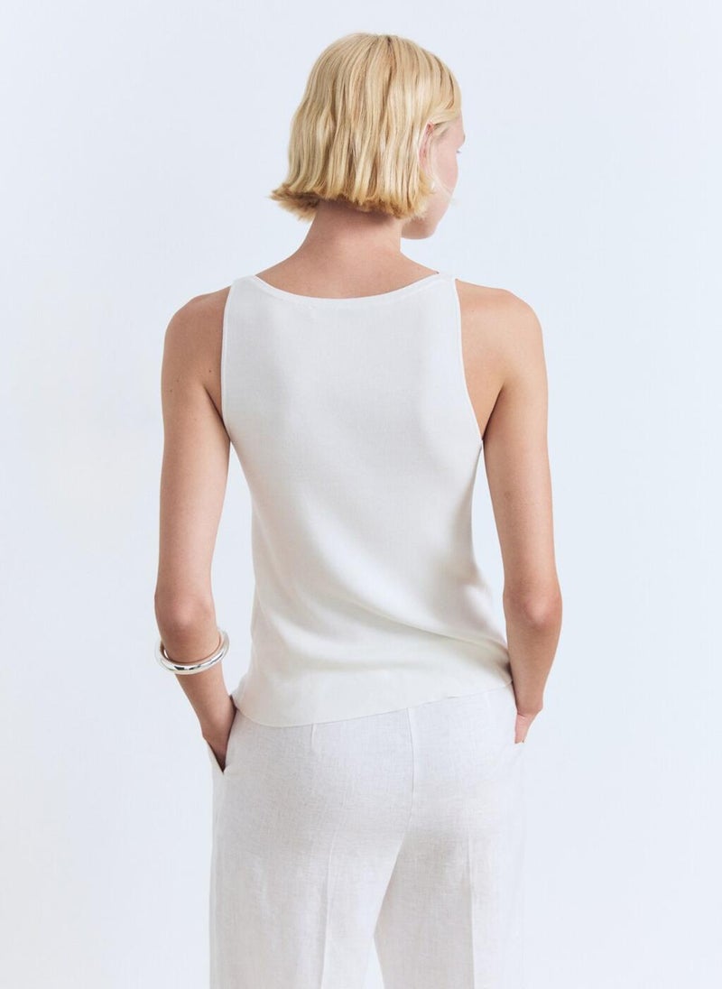 MANGO Fine-Knit Top  - Image 2