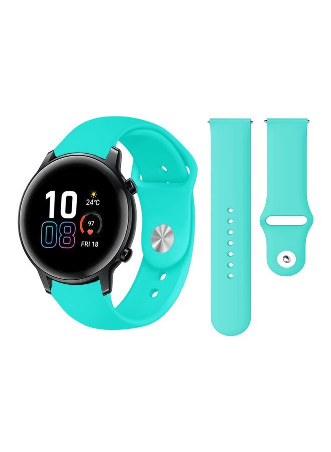 NIBEMINENT Replacement Band For Honor MagicWatch 2 42mm Green - Image 2