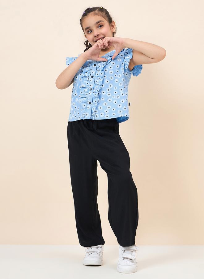 ستايلو بج طقم بلوزة وبنطلون بطبعة زهور ديزي من ستايلو بيج - Image 1