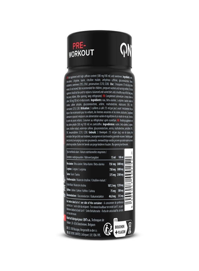 QNT Elite N.O.+ Pre Workout | 12 x 80ml | Cherry-Grape | Muscle Stimulation & Pump - Image 4