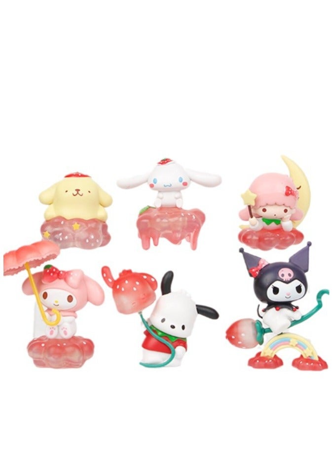 General Kuromi Melody and Cinnamoroll Doll Figurines for Teens DIY Decor for a Girly Touch Sanrio Accessories  - Image 1