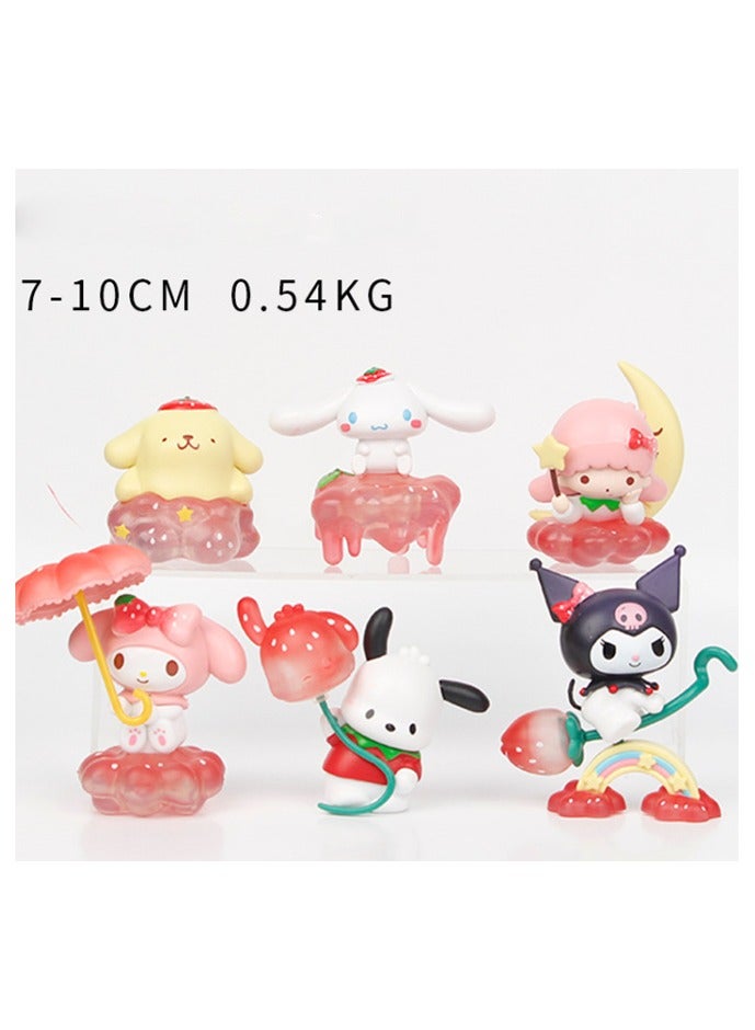 General Kuromi Melody and Cinnamoroll Doll Figurines for Teens DIY Decor for a Girly Touch Sanrio Accessories  - Image 2