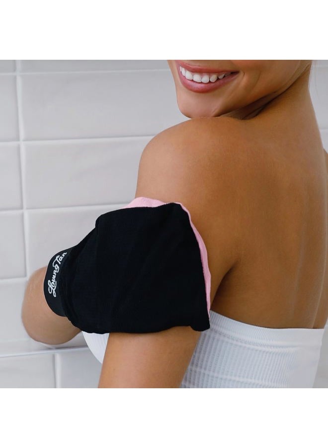 Loving Tan Reusable Self Tanner Removing & Skin Polishing Glove, Exfoliating With Light & Heavy Options, Washable & Durable Design, Suited for All Skin Types - 1 ct. - Image 4