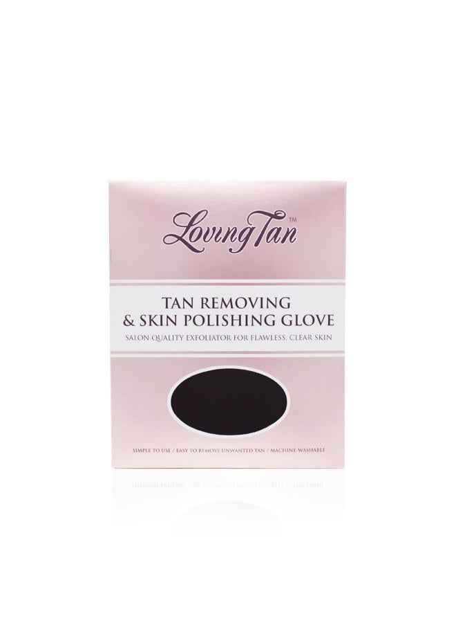 Loving Tan Reusable Self Tanner Removing & Skin Polishing Glove, Exfoliating With Light & Heavy Options, Washable & Durable Design, Suited for All Skin Types - 1 ct. - Image 1