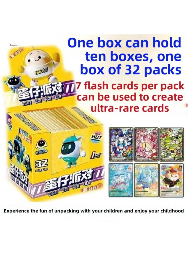 Altman Card Full Star Flash Card Rare Card Collection Supermarket School Gate Hot Explosions Children's Toys Wholesale-Color:Danzi Comes In A Box Of 32 Packs Of 224 Sheets-Specifications:Ultraman Card  - Image 1