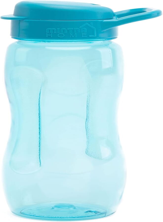 Mintra Colored Water Bottle 650ml Light Blue with Cap Turquoise