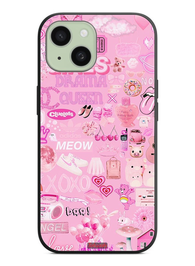 Tolwak Apple iPhone 15 Plus Protective Case Cover Girls Drama Queen - Image 2