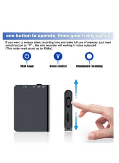 AMBERJACK Digital Voice Recorder 32GB Sound Activated Recorder with Playback Noise Reduction, Audio Recorder Device for Lectures Meetings interviews  - Image 4
