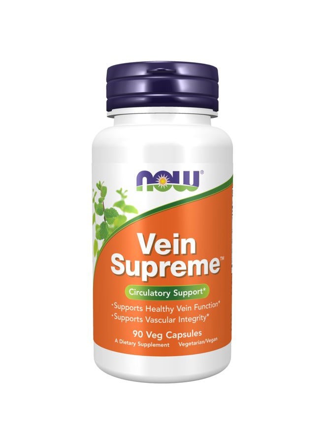 now Supplements, Vein Supreme™, Healthy Vein Function*, Circulatory Support*, 90 Veg Capsules - Image 1