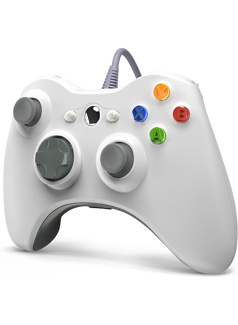 Wired Controller for Xbox 360, Game Controller for 360 with Dual-Vibration Turbo Compatible with Xbox 360/360 Slim and PC Windows 7,8,10,11 (Black) - Image 2