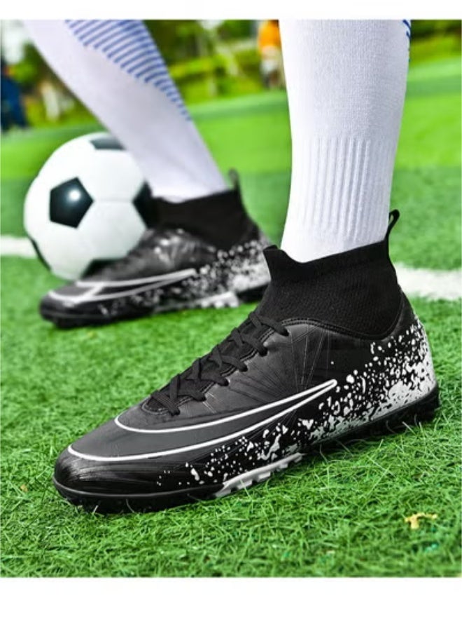 SKT Shiketro High-Top Fashion Football Shoes For Men And Women - Image 4