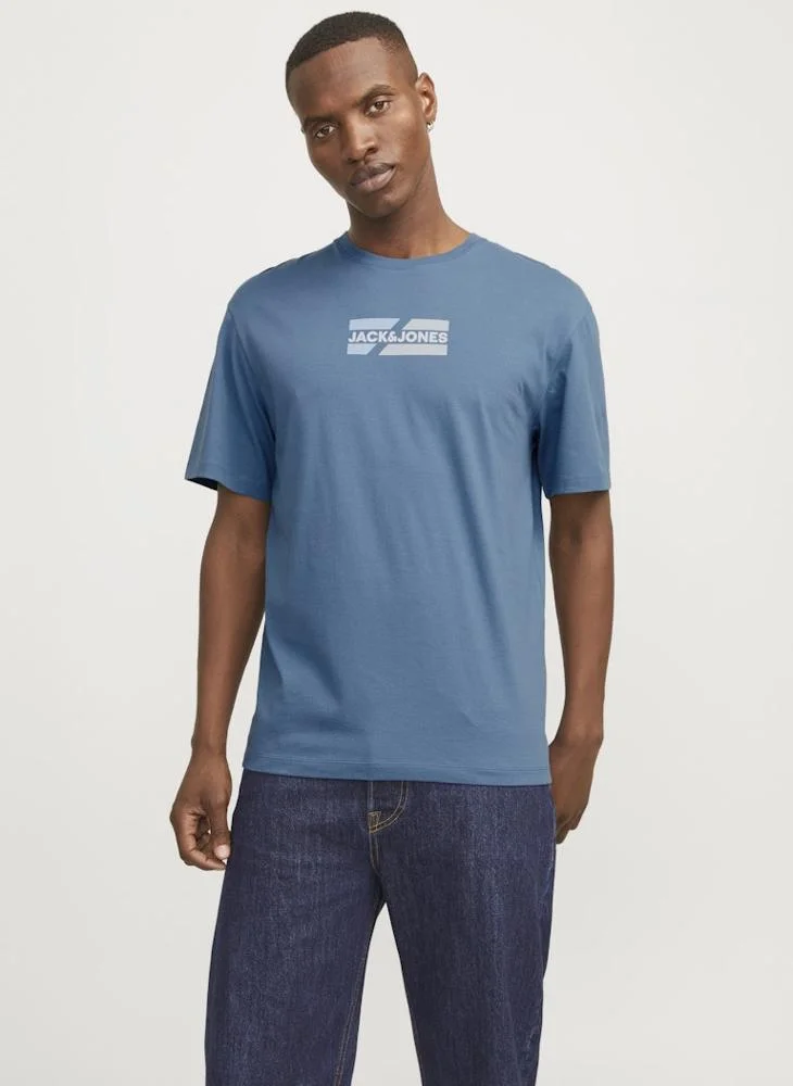 JACK & JONES Logo Crew Neck T-Shirt