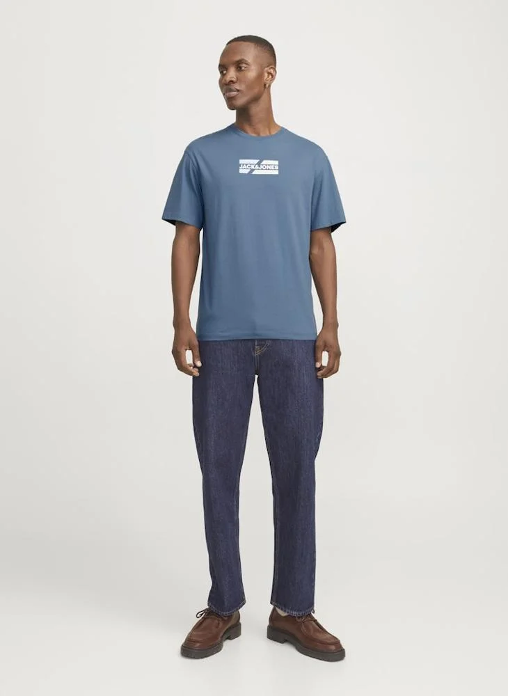 جاك اند جونز Logo Crew Neck T-Shirt