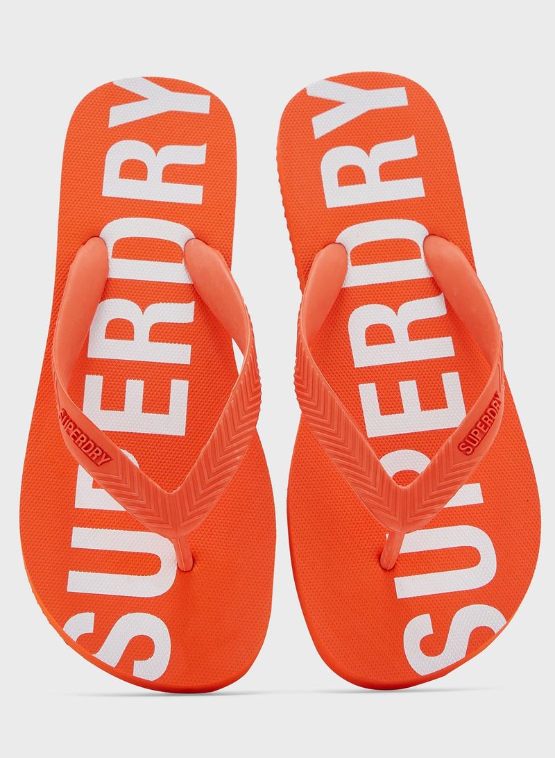 Superdry Logo Flip Flops - Image 4