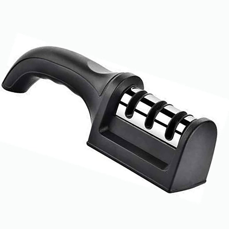 PUTHAK Knife Sharpener for Kitchen 3Stage Knife Sharpener Helps Repair Restore Polish Blades 