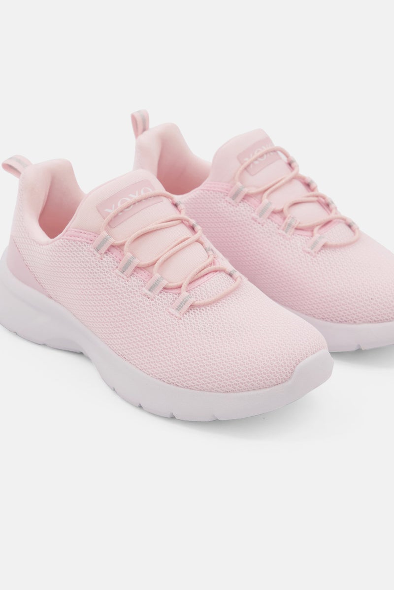 XOXO Women Twister Lace Up Outdoor  Sports Shoes, Pink - Image 3