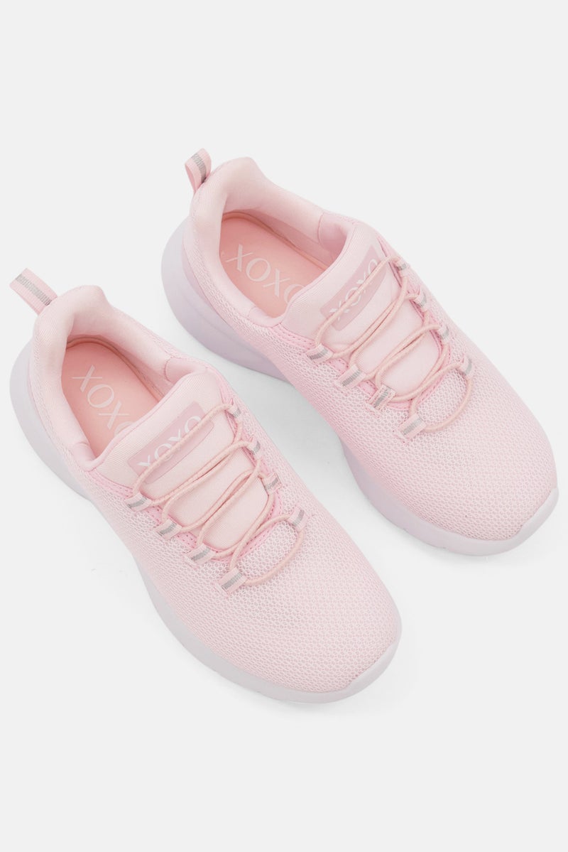 XOXO Women Twister Lace Up Outdoor  Sports Shoes, Pink - Image 4