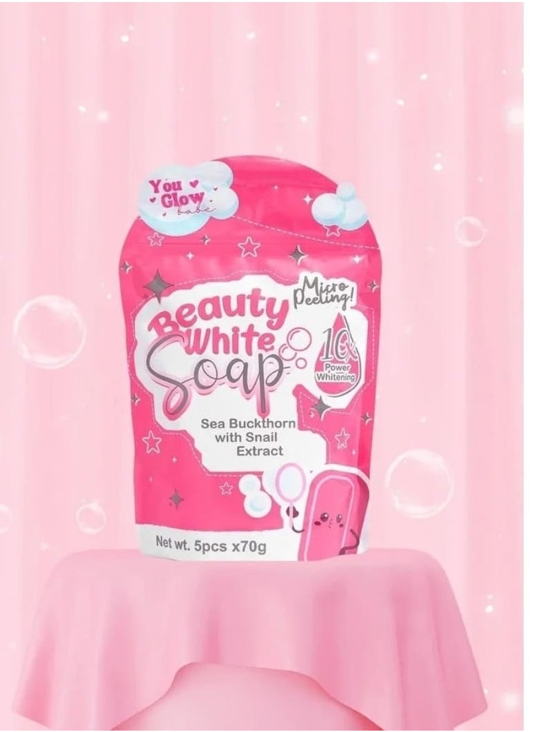 You Glow Babe You Glow Babe Beauty White Soap (5 pcs*70g)  - Image 2