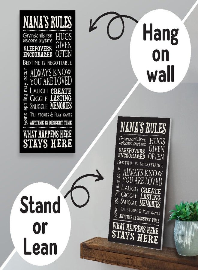 My Word! Nana's Rules Decorative Sign - Image 4