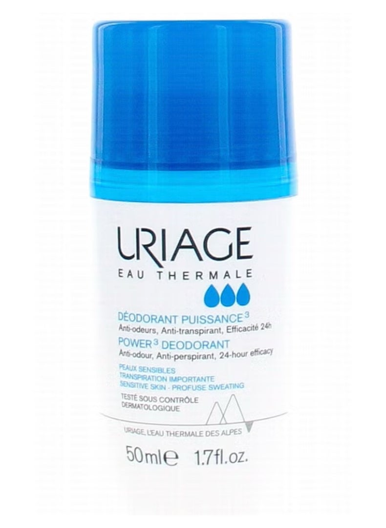 Uriage Uriage Power 3 Deodorant – 50ml  - Image 1