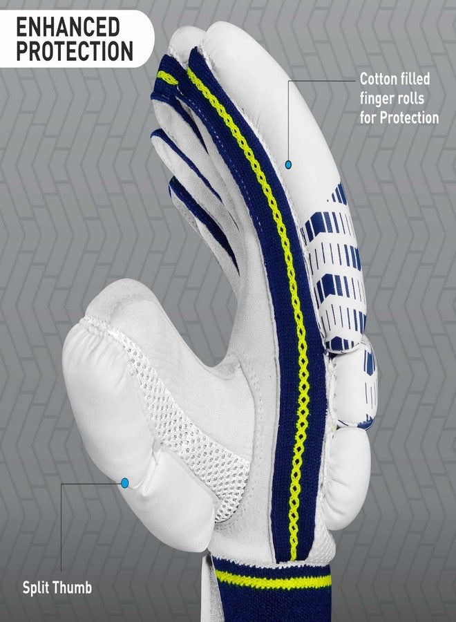 GM Prima Plus Cricket Batting Gloves for Youth Left Handed - Image 5