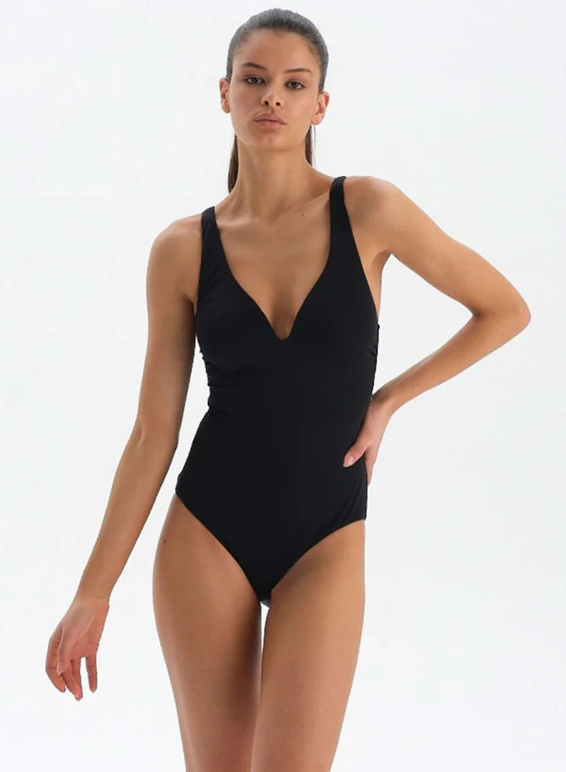 dagi Plunge Neck Swimsuit