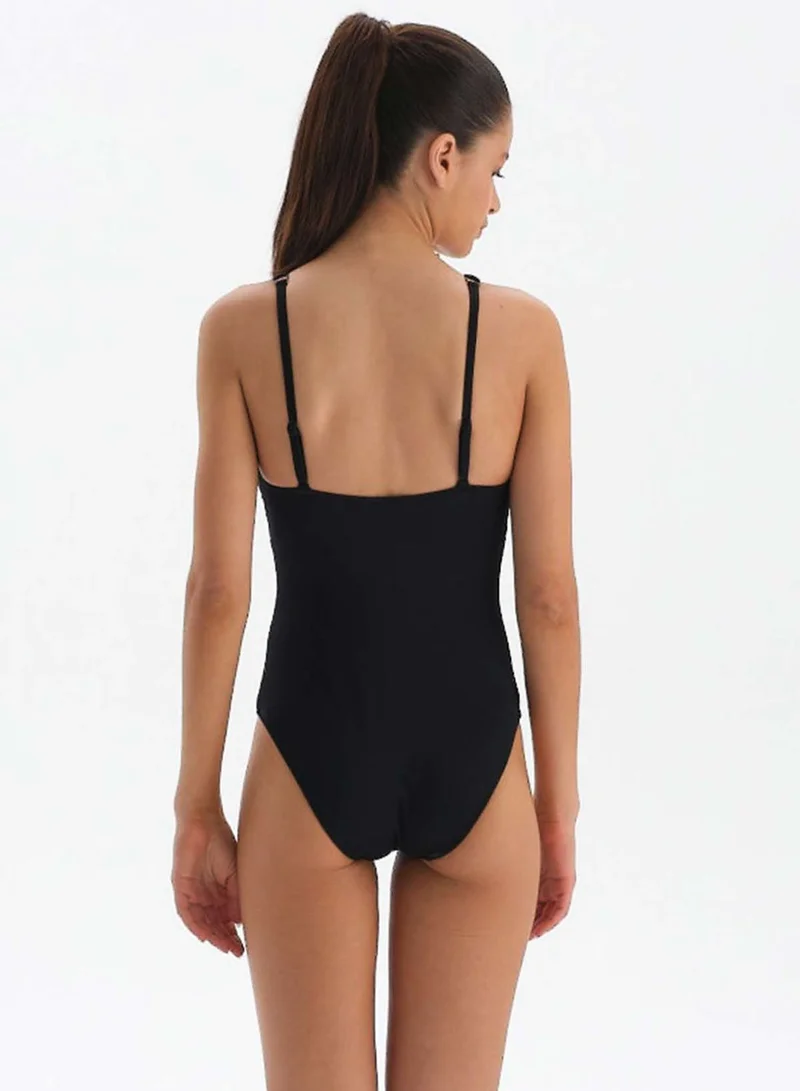 dagi Plunge Neck Swimsuit