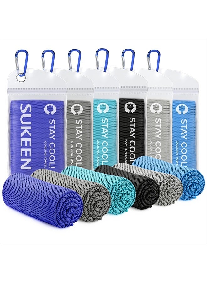 Sukeen Cooling Towel for Neck and Face (40"x12"),Ice Towel,Soft Breathable Chilly Towel,Microfiber Towel for Yoga,Sport,Running,Gym,Workout,Camping,Fitness,Workout & More Activities… - Image 1