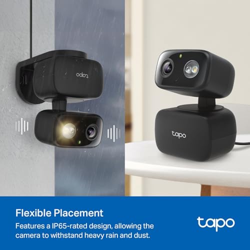 Tapo 1080p PanTilt IndoorOutdoor Security Camera Free PersonBaby Cry Detect Motion Track 360 View Color Night Vision SDCloud Storage Works wAlexa Google Home HybridCam 360 - Image 3