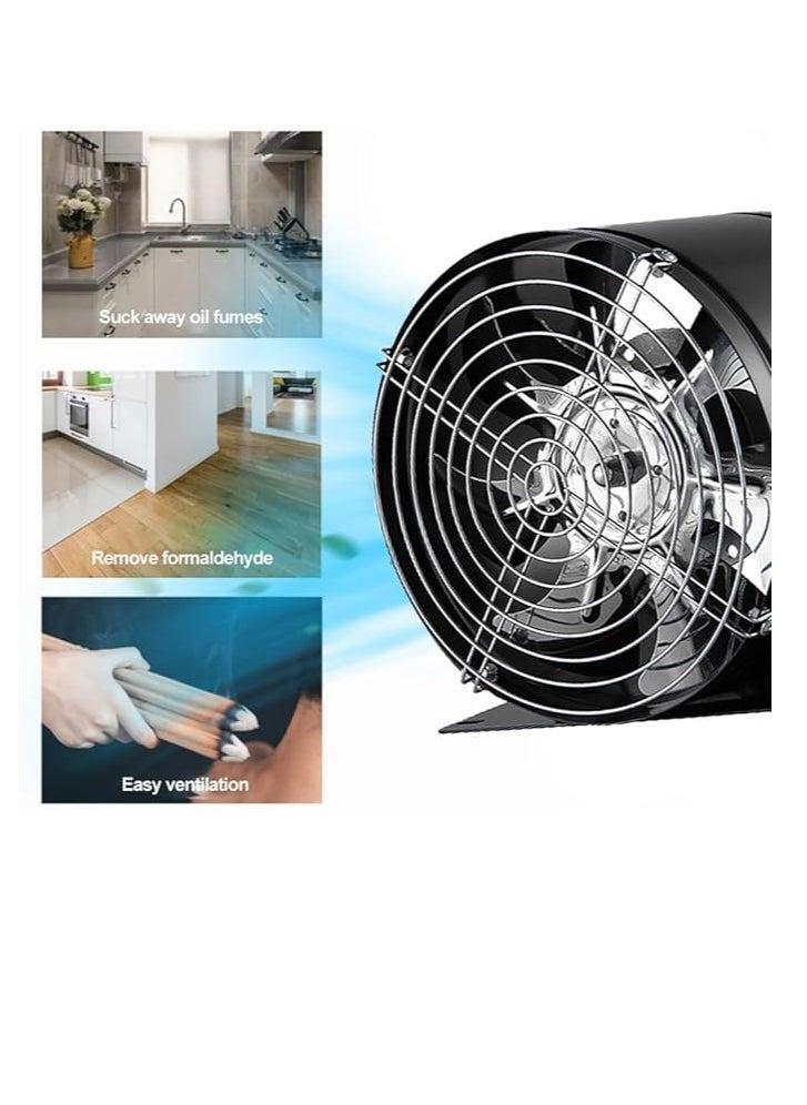 Cool Baby Exhaust Fan Low Noise Inline Duct Booster Exhaust Fan with Base 10 Inch Exhaust Fan Extractor Ventilator  (10inch with Base)  - Image 3