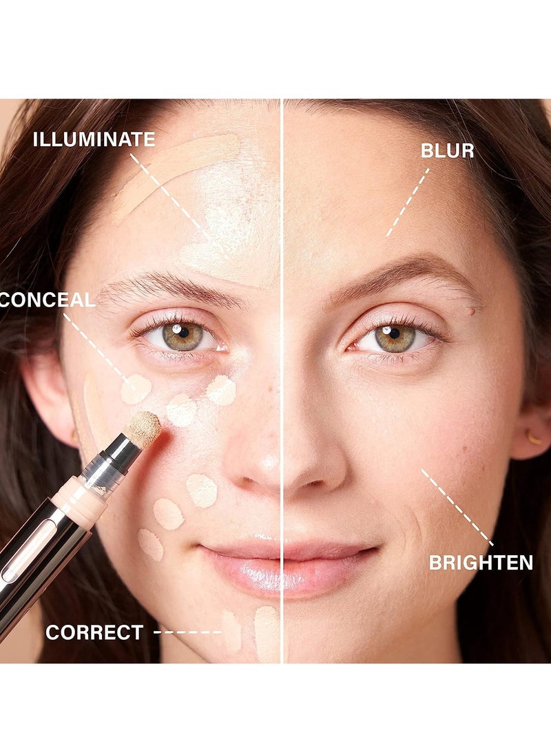 SYOSI - Cushion Complexion Multitasking Skin Perfecter Concealer, Foundation, Brightener, Contour Stick Infused with Turmeric Buildable Medium to Full Coverage Natural Finish - Image 1