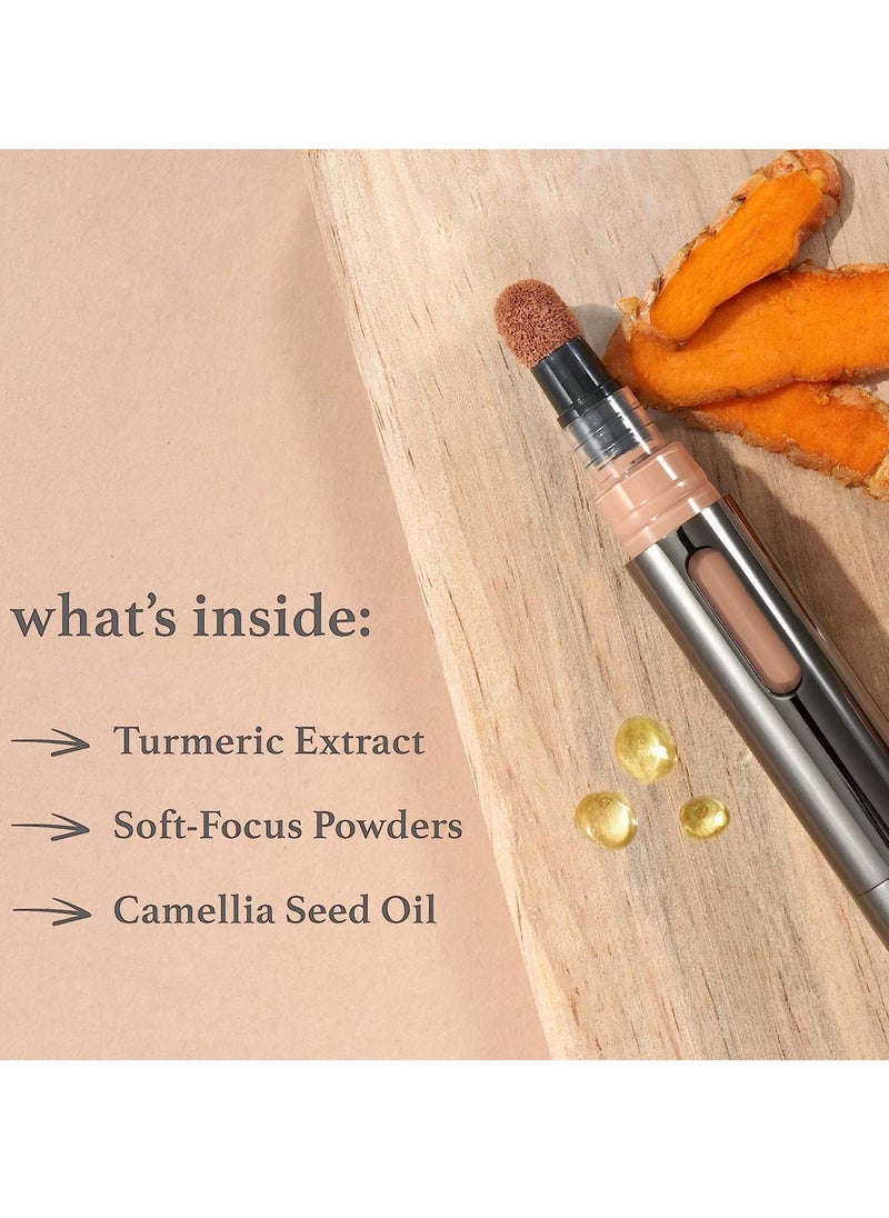 SYOSI - Cushion Complexion Multitasking Skin Perfecter Concealer, Foundation, Brightener, Contour Stick Infused with Turmeric Buildable Medium to Full Coverage Natural Finish - Image 1