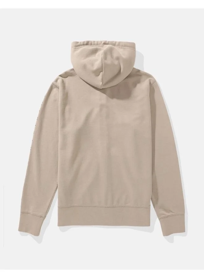 American Eagle AE Logo Graphic Zip-Up Hoodie