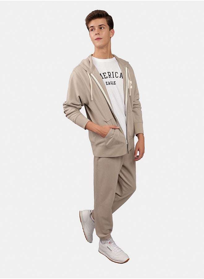 American Eagle - AE Logo Graphic Zip-Up Hoodie - Image 1