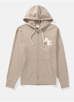 American Eagle AE Logo Graphic Zip-Up Hoodie  - Image 4
