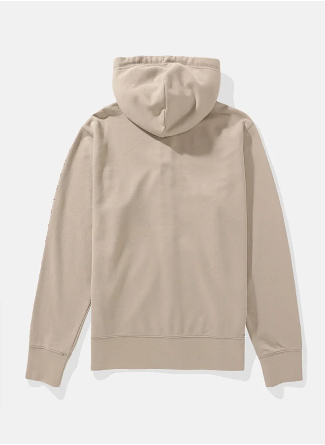 American Eagle AE Logo Graphic Zip-Up Hoodie