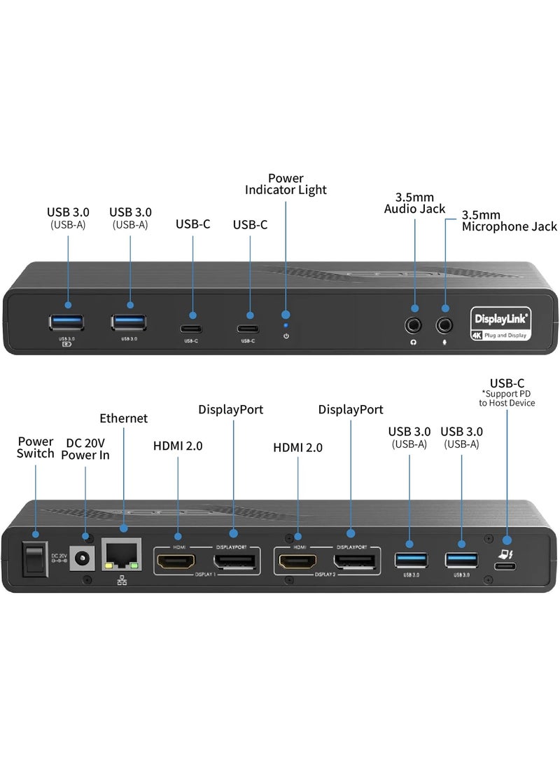 CODi CODi Dual 4K Universal Docking Station  - Image 3