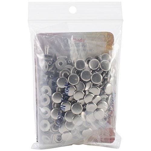 Tandy Leather Rapid Rivets Medium Nickel Plate 100/pk 1273-12 - Image 1