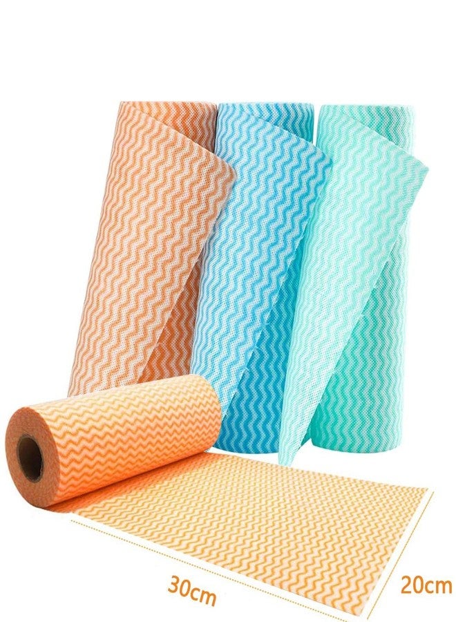 REVOLTEK Soft Non-Woven Reusable and Washable Kitchen Towels - 80 Pulls Pack of 2 (Blue Pink, 160 pulls) - Image 2