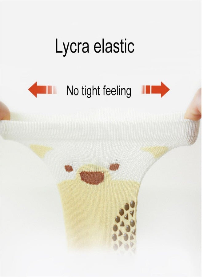 NEMOGLOBAL Toddler Baby Knee High Non-skid Socks with Grips Boy Girl Non Slip Sock Infant Crawling Stocking for Spring Summer Autumn (US, Age, 0 Months, 12 Months, Style1) - Image 2