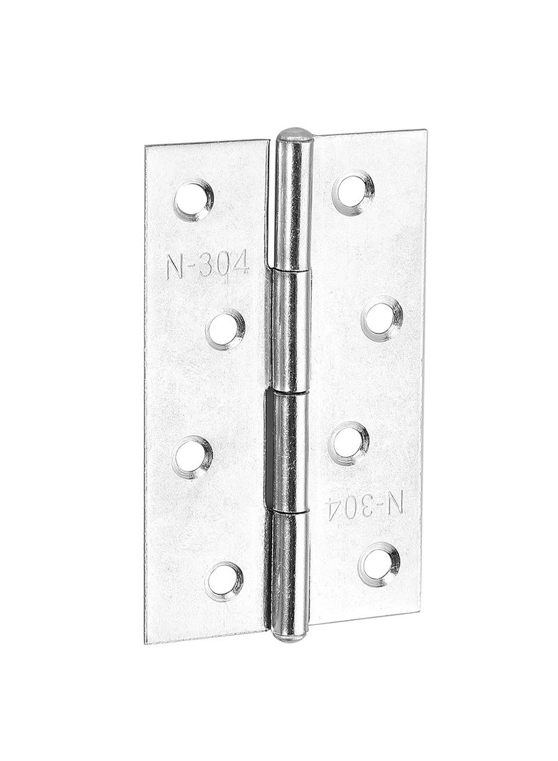 ABBASALI 12Pcs Folding Hinges-Inner Door Butt Hinge with Mounting Screws for Cupboard,Cabinet,Windows JewelleryBox Home Furniture Hardware Cabinets With Screw,MarkerPen,Gloves & Screwdriver (2 inch)  - Image 2