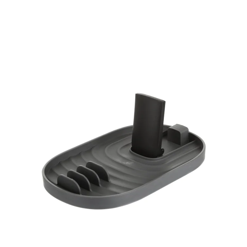 Simply Kitchen  Spoon Rest With Lid Holder-Grey  | Best Price UAE